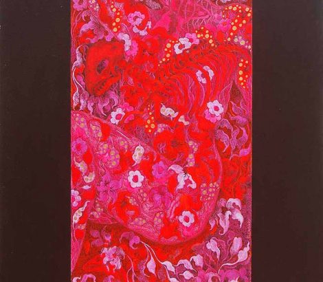 Mehjabin Majumdar | Acrylic on Canvas | 60 x 54 inches | 2007WAS 195000+ gst 
NOW INR 140000/- (Delivered Rolled)