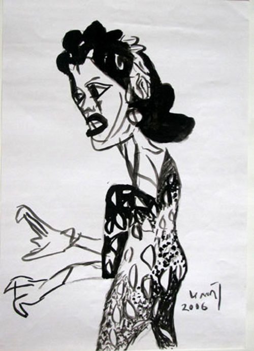 K.G. Subramanyan 17 x 15 inches  Brush on Paper  INR 375000/- + GST