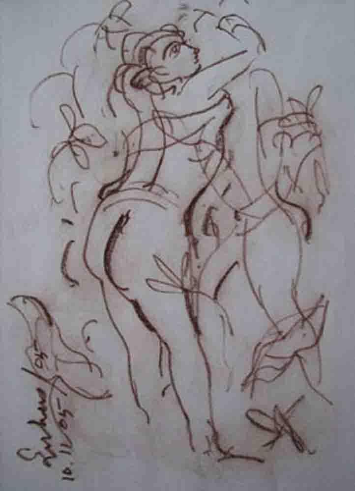 sr015_suhas_roy_mistress_of_the_moon_12x8_5_inches_conte_on_paper_org-min