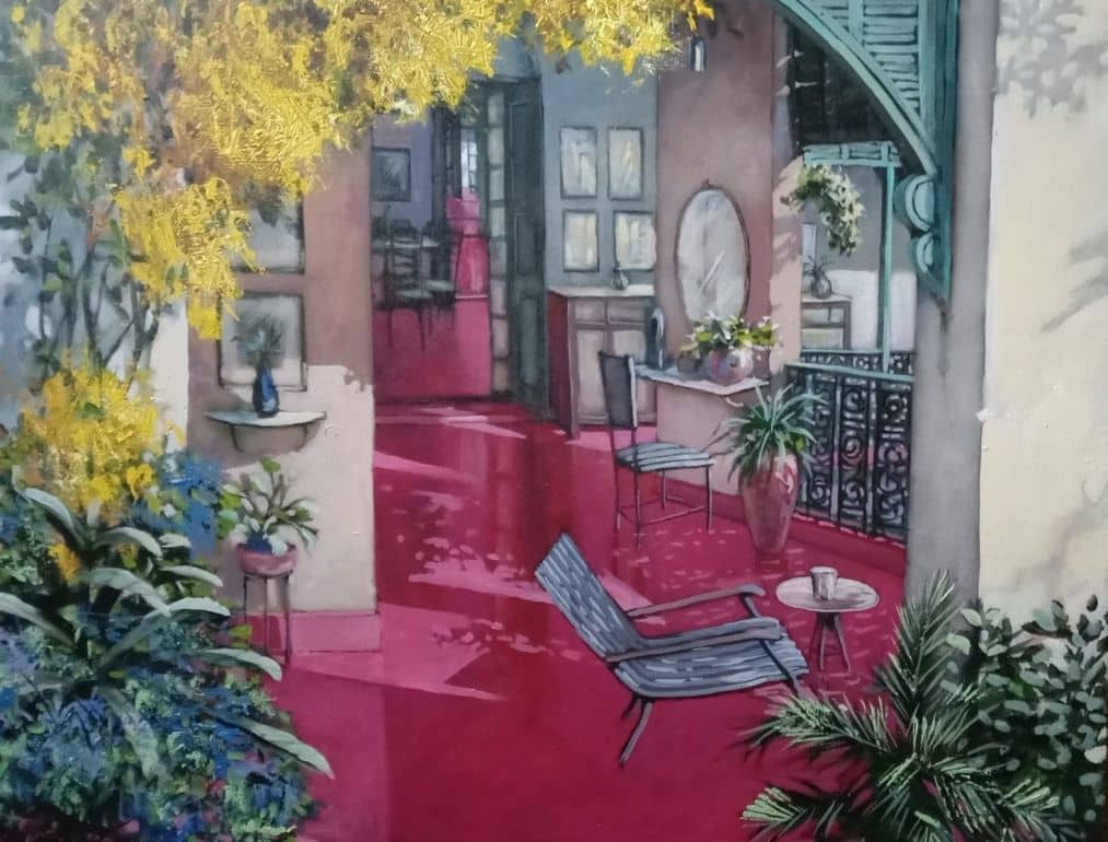 Untitled, Acrylic on Canvas, 48 x 36 inches