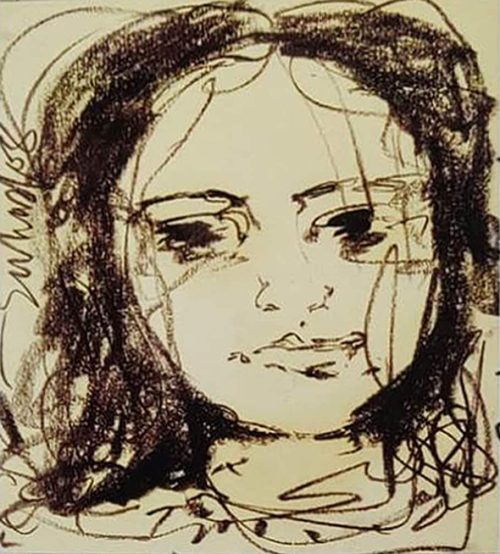 Suhas Roy | Charcoal on Paper | 11 x 13 inches | 2008 | 40000/- Delivered without frame