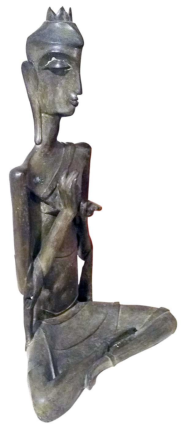 Buddha Figurative Bronze by famous Indian Artist “In