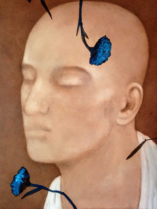 Chandra Bhattacharya | Acrylic on Canvas | 36 x 48 inches | SOLD