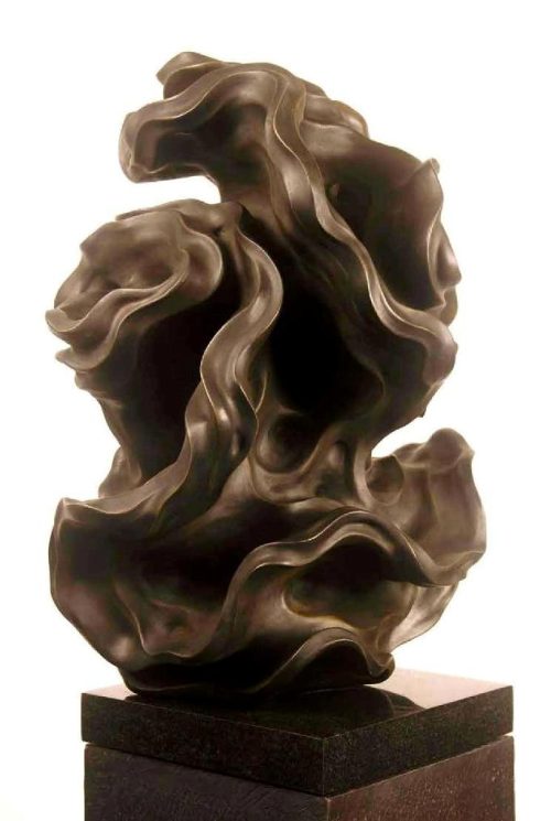Divyendu Anand Eternal Beauty Liquid Metal Coating over Composite of Stone Glass & polyester Resin Black Granite H31xW18.5xD19 inches 2020 Divyendu Anand Eternal Beauty Liquid Metal Coating over Composite of Stone Glass & polyester Resin Black Granite H31xW18.5xD19 inches 2020