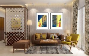 GK-156 Samir Sarkar, Untitled, Acrylic on Paper, 12x16 inches(Set) of 2 NOW 16000/-
