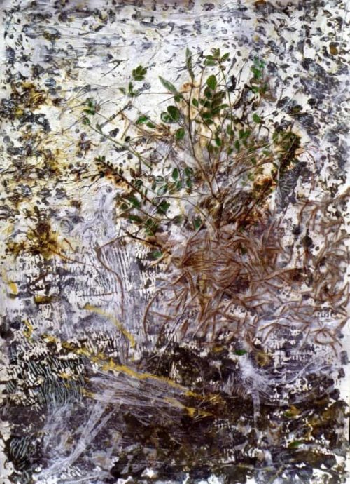 Jayshree Chakravarty Untitled Mixed Media on Board 27x39 inches 2017