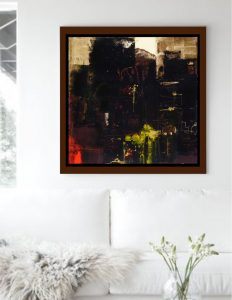 24 x 24 inches Oil on Reverse | 115000/- Festive Offer Now 55000/- ( USD 850 )All in Delivered