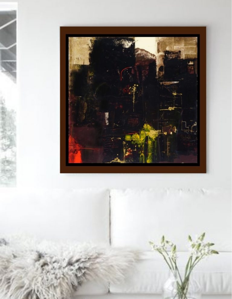 24 x 24 inches Oil on Reverse | 115000/- Festive Offer Now 55000/- ( USD 850 )All in Delivered