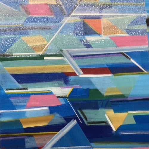 Amit Kalla Acrylic on Canvas 24x24 inches