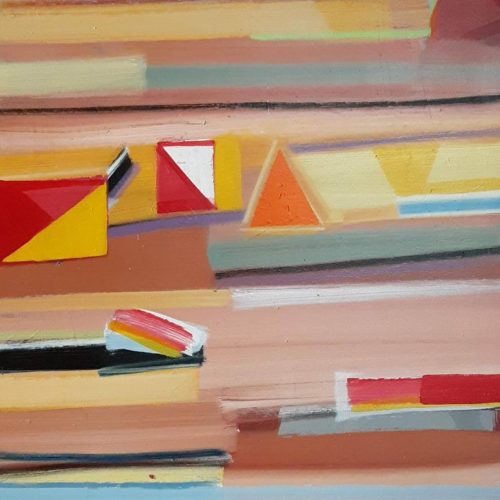 Amit Kalla Acrylic on Canvas 24x24 inches