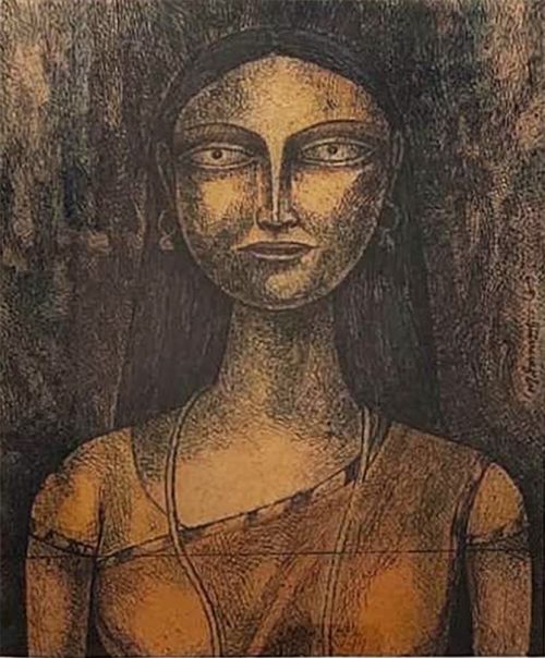 Ganesh Pyne Untitled Watercolour & Ink on Paper 8.5x7 inches 1987