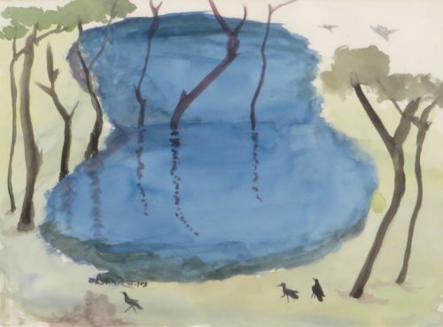 Kartick Chandra Pyne Untitled Watercolour on Thick Imported Paper 30x22.5 inches 2003
