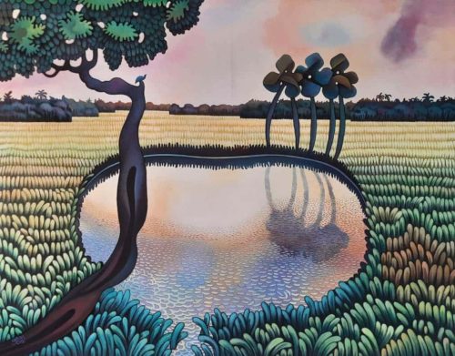 Prokash Karmakar Acrylic on Canvas 60x48 inches 2012