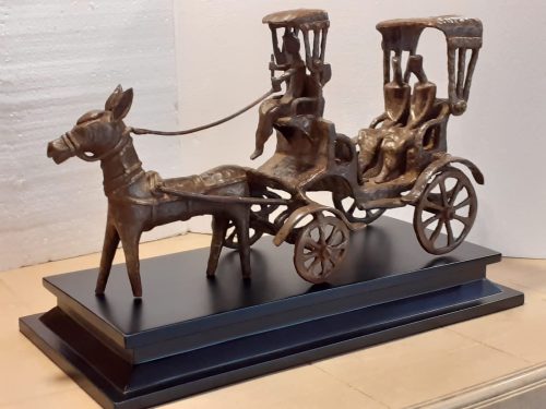 Tushar Kanti Das Roy Tangawala Bronze H 13 x W 24 x L 9 inches