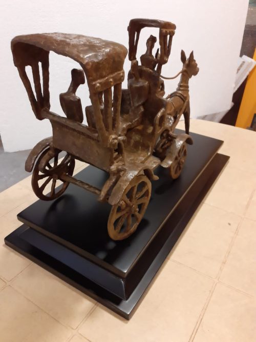 Tushar Kanti Das Roy Tangawala Bronze H 13 x W 24 x L 9 inches