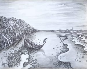 Prokash Karmakar Landscape Watercolour Ink on Paper 20x30 inches 2004 Now INR 59999 (UNFRAMED)