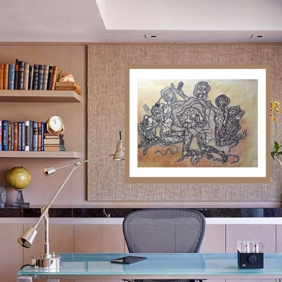 Johar Dasgupta | 20 x 30 inches | Mixed Media on Paper