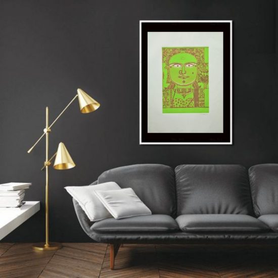 Laxma Goud | Untitled Intaglio on Paper  Paper Size  29.7 x 22.2 inches Print Size 18.5 x 12.8 inches | 2014 | NOw 125000