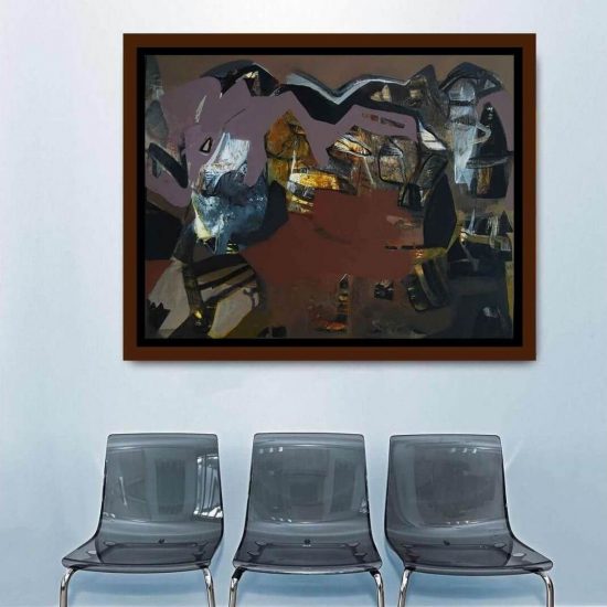 Tapas Ghoshal Landscape Acrylic on Canvas 54x42 inches 2017 INR 75000/- USD 1100 (UNFRAMED ALL IN DELIVERED PRICE)