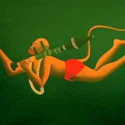 Manish Upadhyay Transformation Acrylic on Canvas 48 x 72 inches INR 2,00,000/- USD 2899