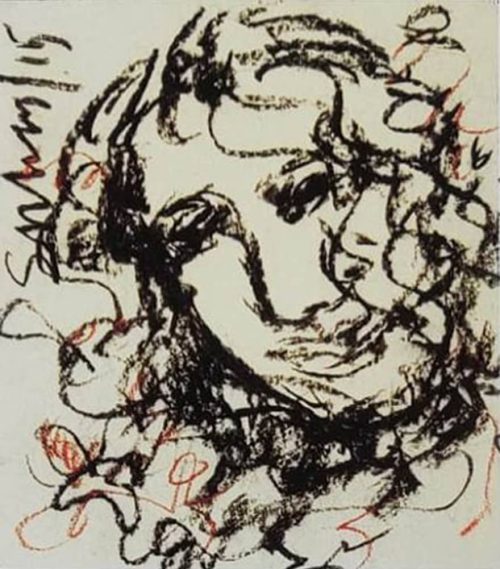 Suhas Roy | Charcoal on Paper | 11 x 15 inches | 2015 | 40000/- Delivered without frame
