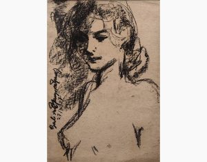 Untitled, Charcoal on Paper, 15 x 22 inches