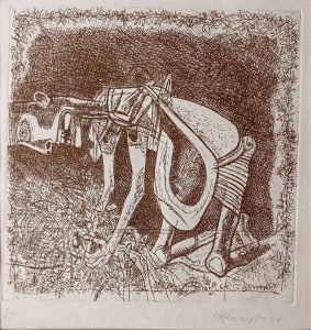 Untitled, Figurative, AP – 6/32, Etching on Paper