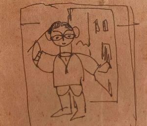 Untitled, Figurative, Pen & Ink on Paper