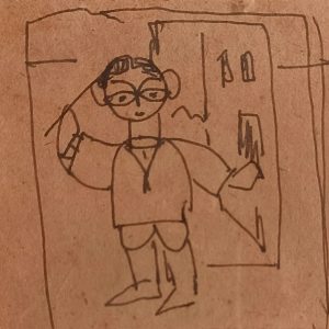 Untitled, Figurative, Pen & Ink on Paper