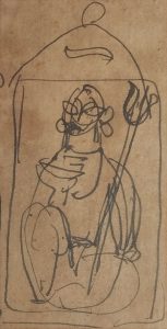 Untitled, Figurative, Pen & Ink on Paper