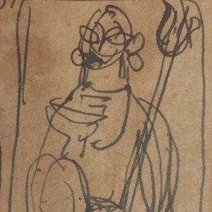 Untitled, Figurative, Pen & Ink on Paper