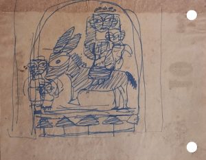 Untitled, Figurative, Pen & Ink on Paper