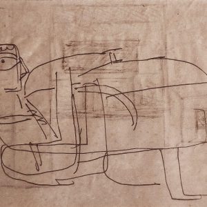 Untitled, Figurative, Pen & Ink on Paper