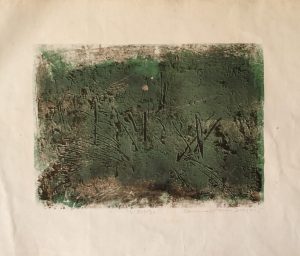 Wounds, Abstract, Lithograph on Paper