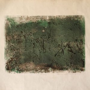 Wounds, Abstract, Lithograph on Paper