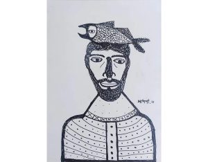 Untitled, Figurative, Ink on Paper