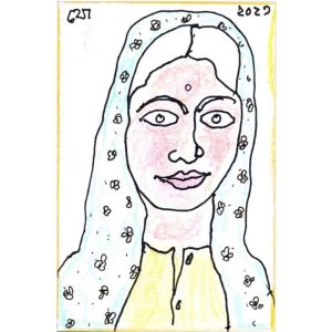 Untitled, Figurative, Mixed Media on Paper