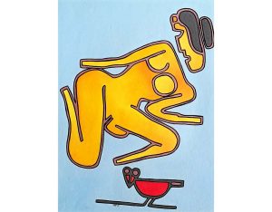 Untitled, Figurative, Acrylic on Paper