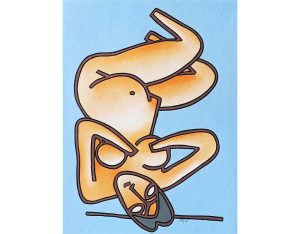 Untitled, Figurative, Acrylic on Paper