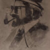 Gaganendra Nath Tagore Untitled ( Man with the Pipe ) Watercolour on fine Board 7 x 4.5 inches