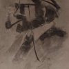Gaganendra Nath Tagore Untitled ( Man with the Pipe ) Watercolour on fine Board 7 x 4.5 inches