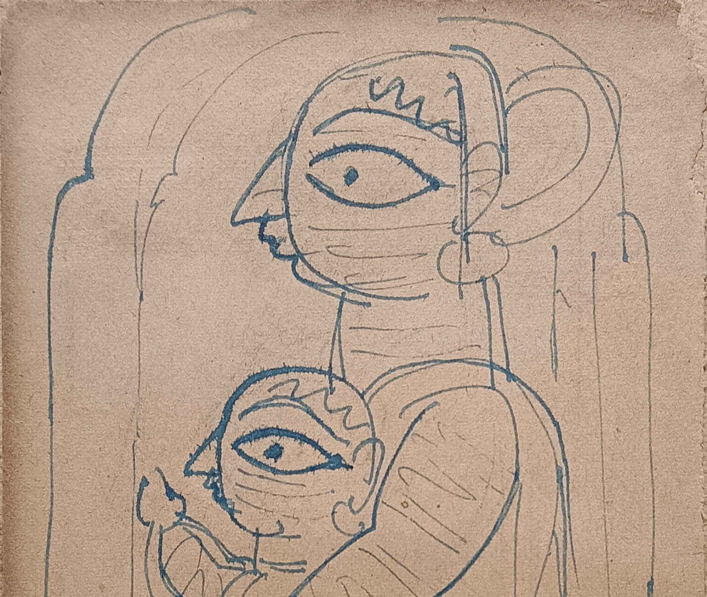 Jamini Roy Jamini Roy Ink on Paper 7 x 4 inches