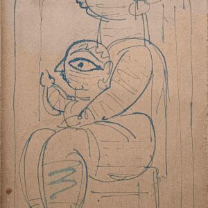 Jamini Roy Jamini Roy Ink on Paper 7 x 4 inches