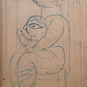 Jamini Roy Jamini Roy Ink on Paper 7 x 4 inches