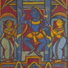 Jamini Roy, Tempera on Board, 19 x 13 Inches