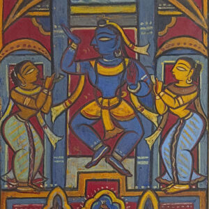 Jamini Roy, Tempera on Board, 19 x 13 Inches