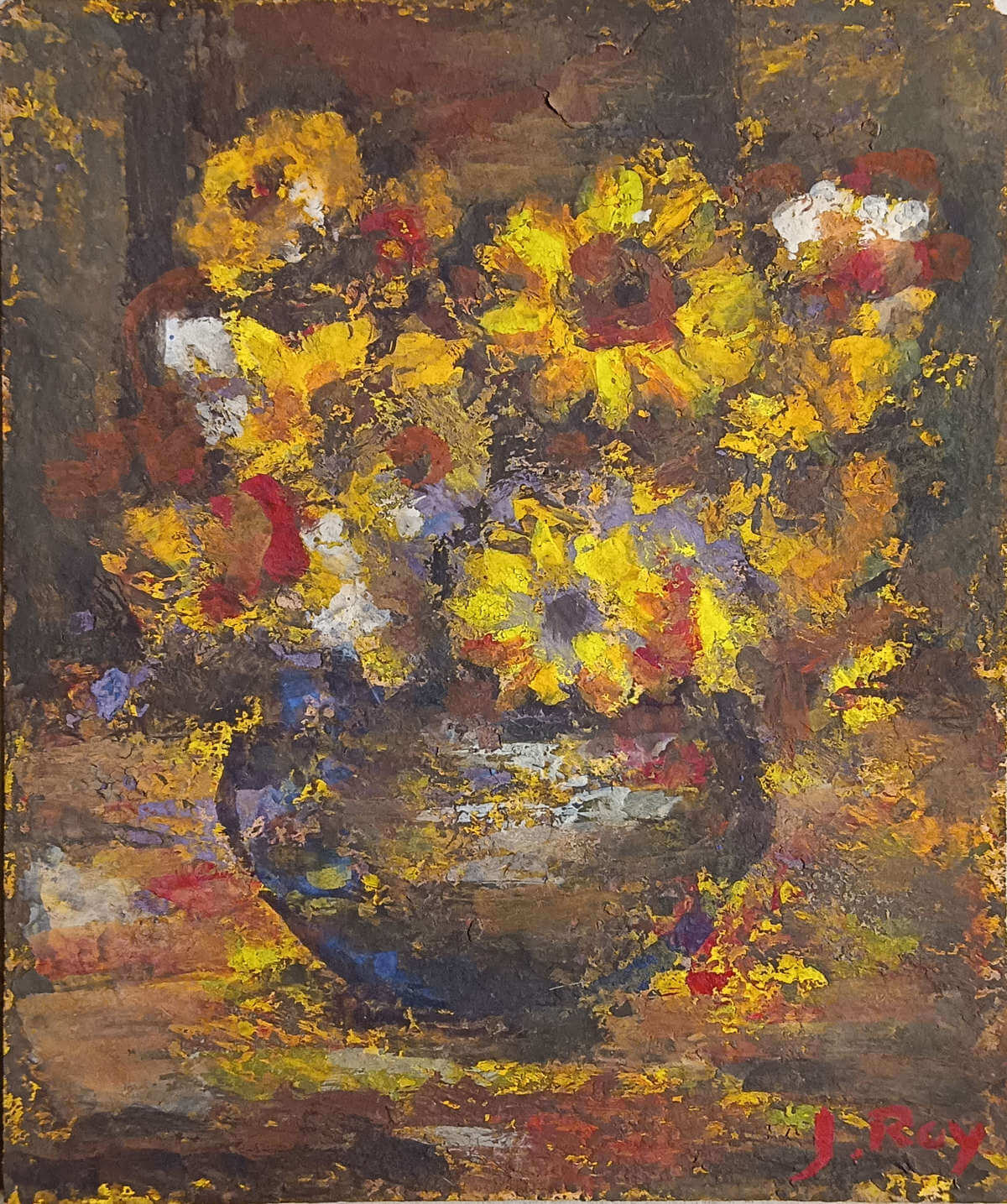 Jamini Roy, Untitled, Tempera on Board, 8 x 6.5 Inches