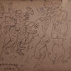 Nandalal Bose Untitled Ink on Paper 5 x 8 inches