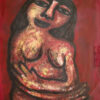 Rabin Mondal, Nude, Acrylic on Paper, 25 x 20 Inches, 2008