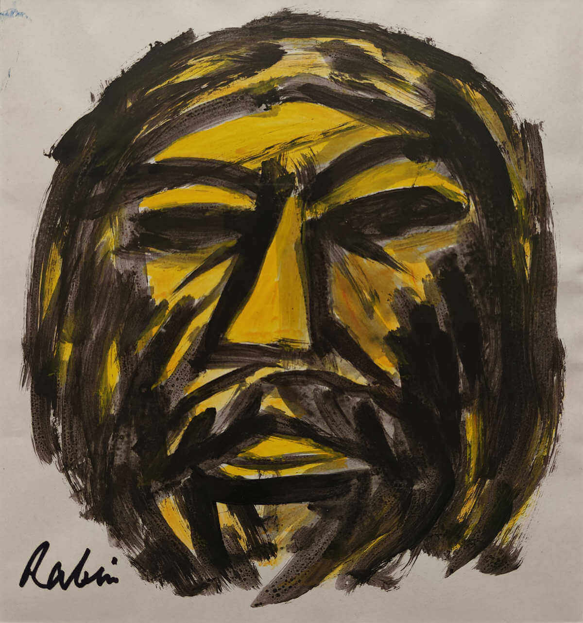 Rabin Mondal, Untitled, Acrylic on Paper, 11 x 10 Inches